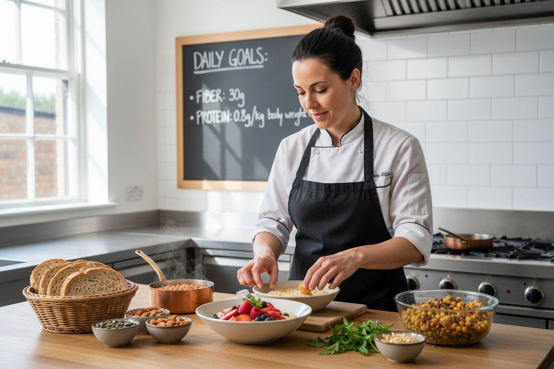 fiber protein breakfast UK