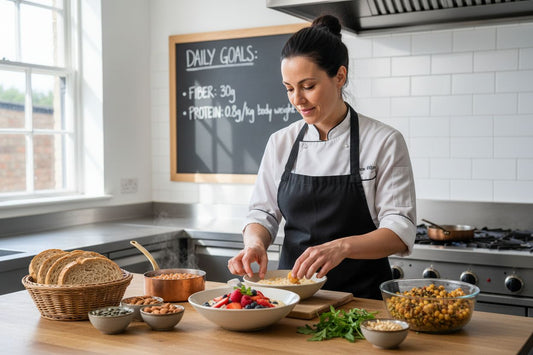 fiber protein breakfast UK