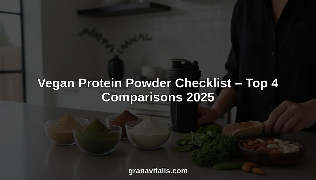 vegan protein powder checklist hero header image
