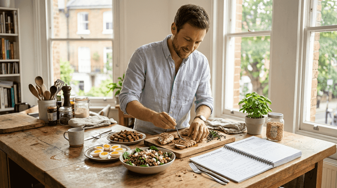 Nutritionist prepares complete protein foods