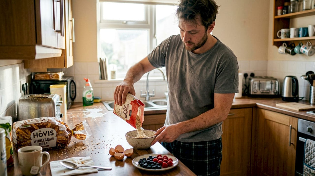 Preparing high fibre high protein breakfast