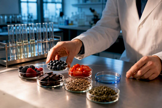 Whole foods prepared for antioxidant testing