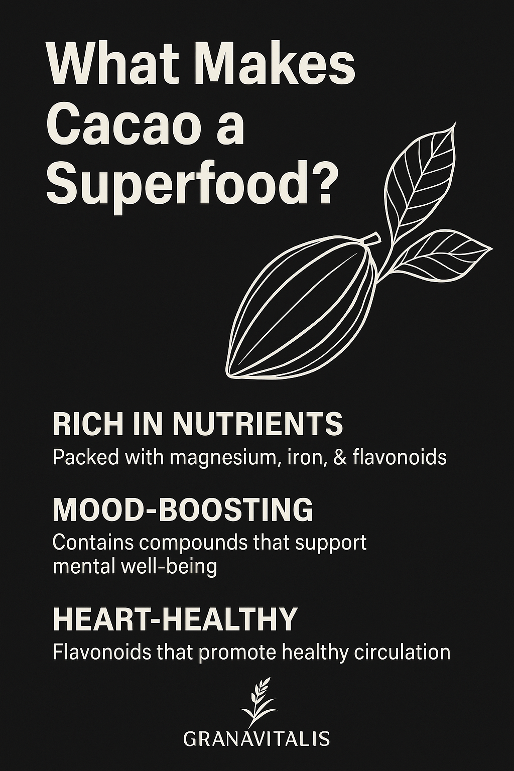 🍫 The Power of Cacao: Nature’s Mood-Boosting Superfood for Mind, Body, and Well-Being