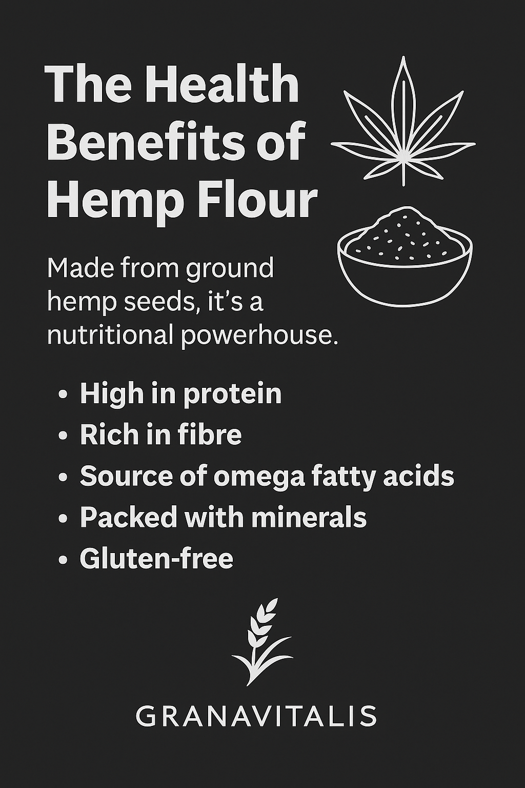 🌿 The Hidden Superpower in Your Pantry: The Health Benefits of Hemp Flour