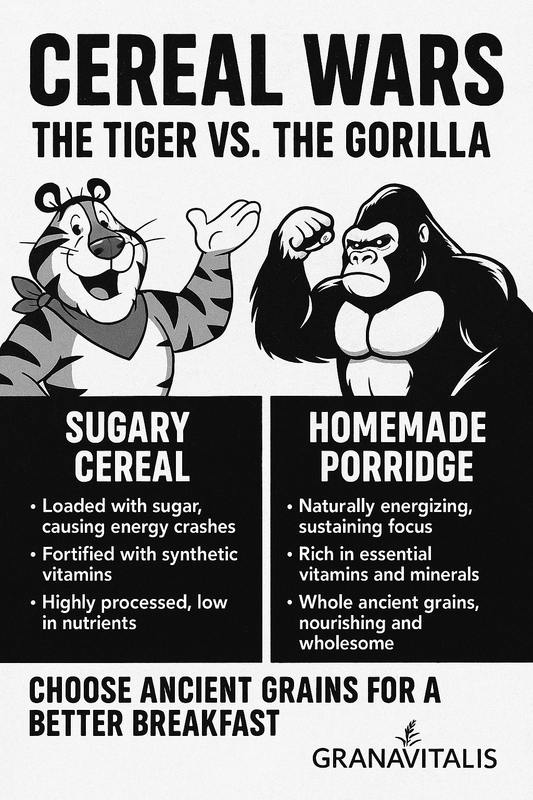 Cereal Wars: The Tiger vs. The Gorilla — Who Really Fuels Your Kids Better?