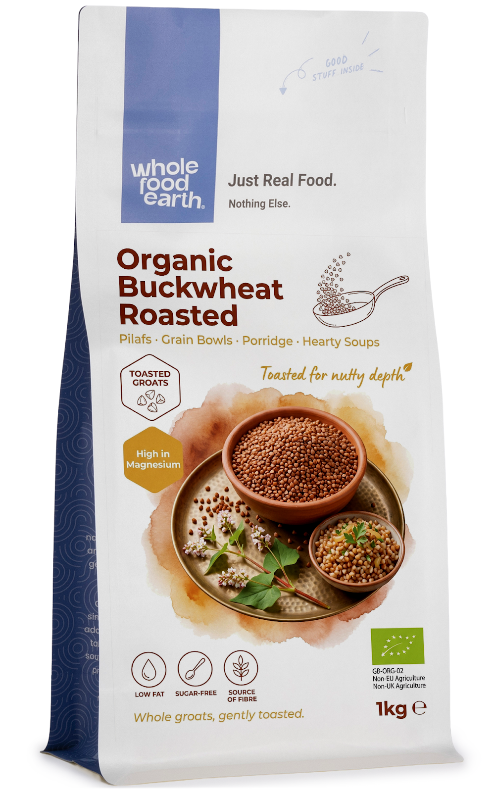 Organic Roasted Buckwheat