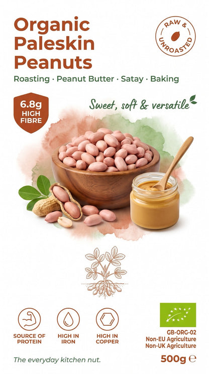 Organic Paleskin Peanuts