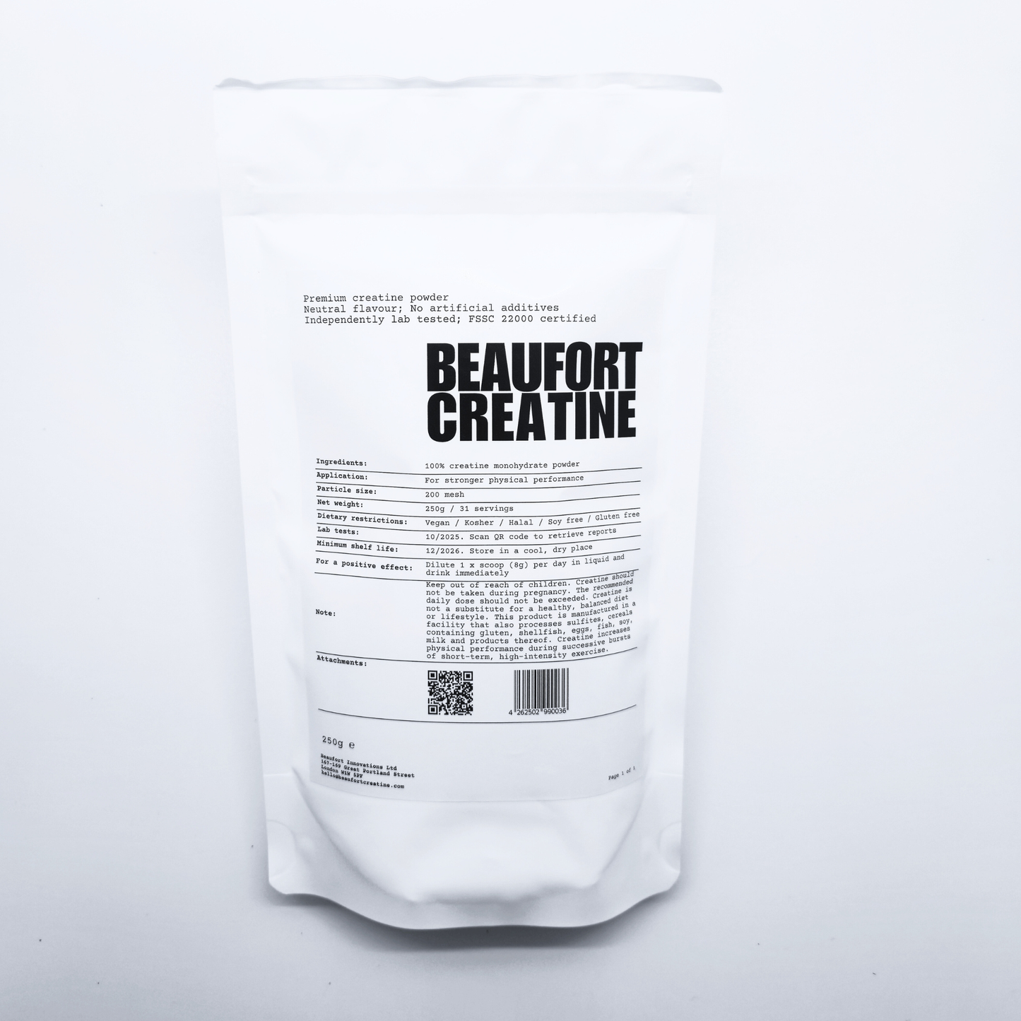 Pure Creatine Monohydrate Powder
