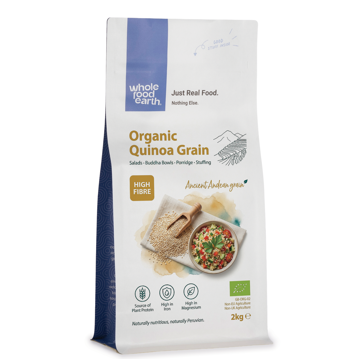 Organic Quinoa Grain (Tri - Colour)