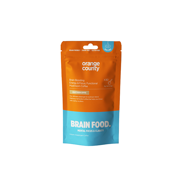 Orange County Brain Food 120000mg Focus Coffee Powder - 200g
