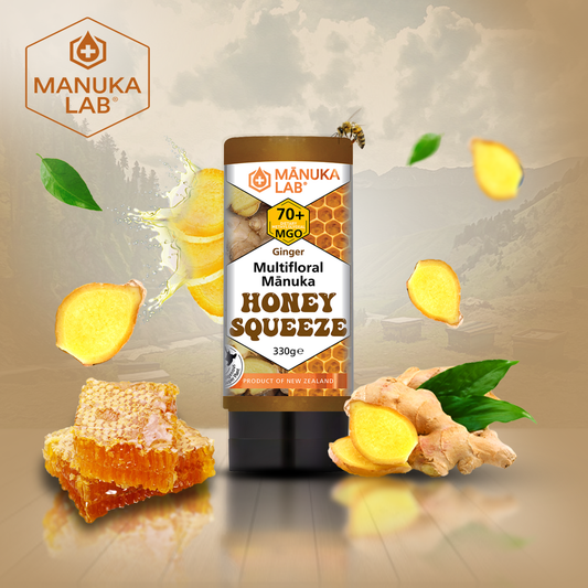 Squeezy Ginger Manuka Honey