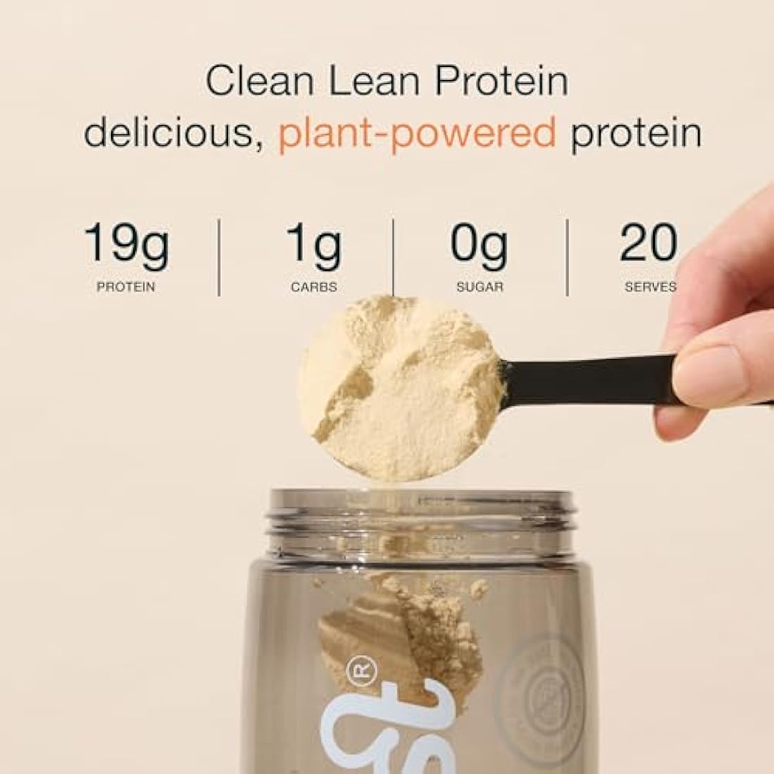 Vegan Protein Powders by Nuzest - Clean Lean Protein - Rich Chocolate - Plant Based Pea Protein Shake - Low Calorie & Low Carb - Gluten Free - Dairy Free - 500g (20 Servings)
