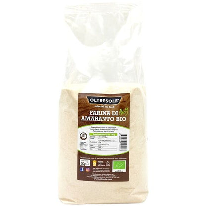 ORGANIC AMARANTH FLOUR 1 Kg, front view, ancient grains, high protein