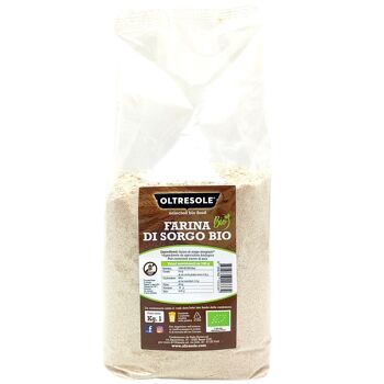 ORGANIC SORGHUM FLOUR 1 Kg, front view, ancient grains, nutrient dense