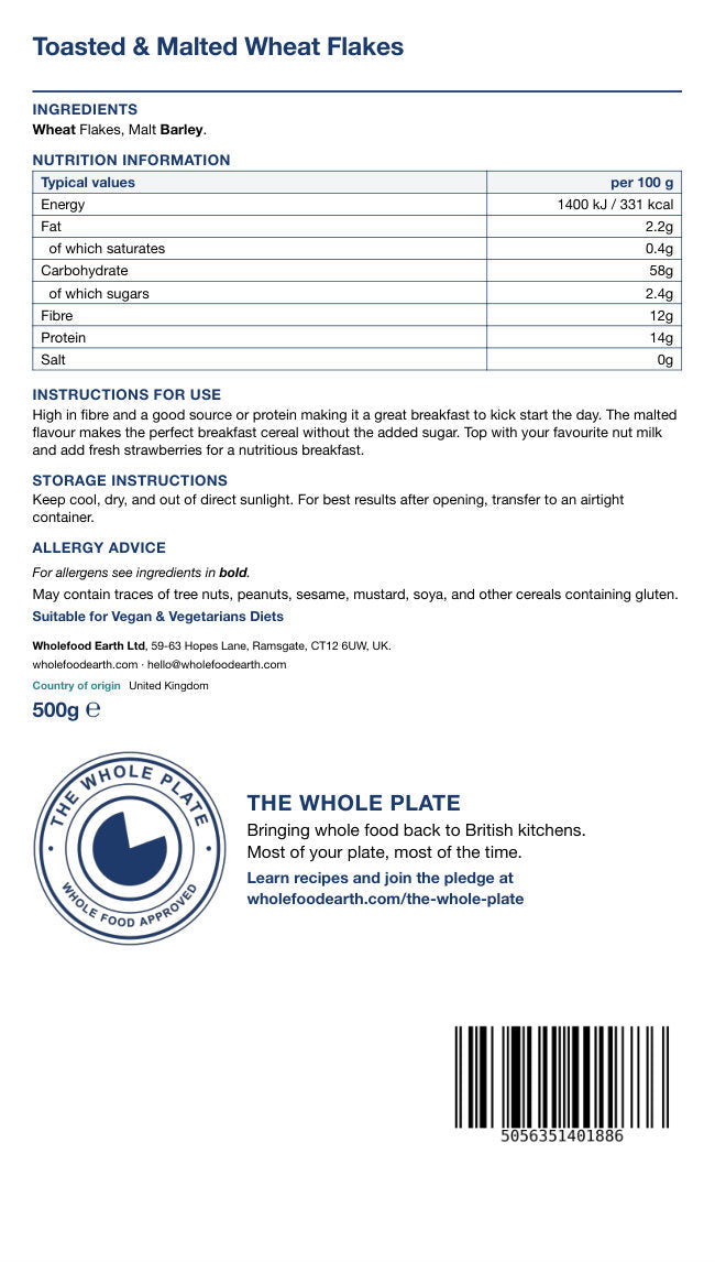 Toasted & Malted Wheat Flakes