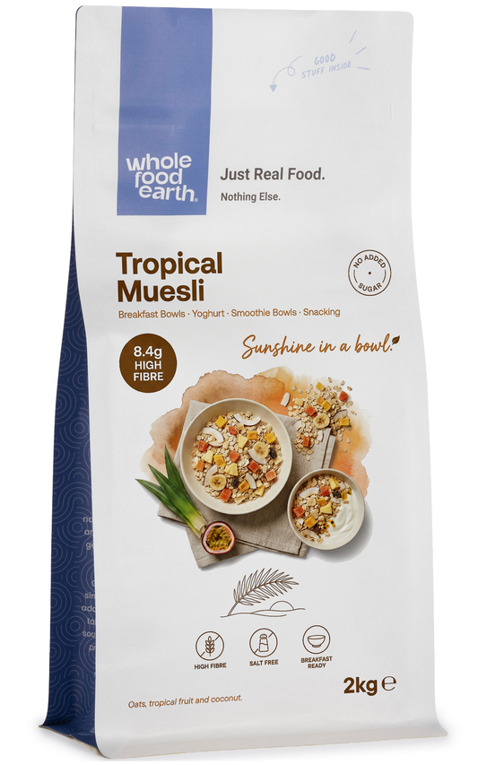 Tropical Muesli - A Blend of Flakes with Dried Fruit & Nuts