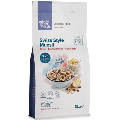 Swiss Style Muesli - A Blend of Flakes with Dried Fruit & Nuts