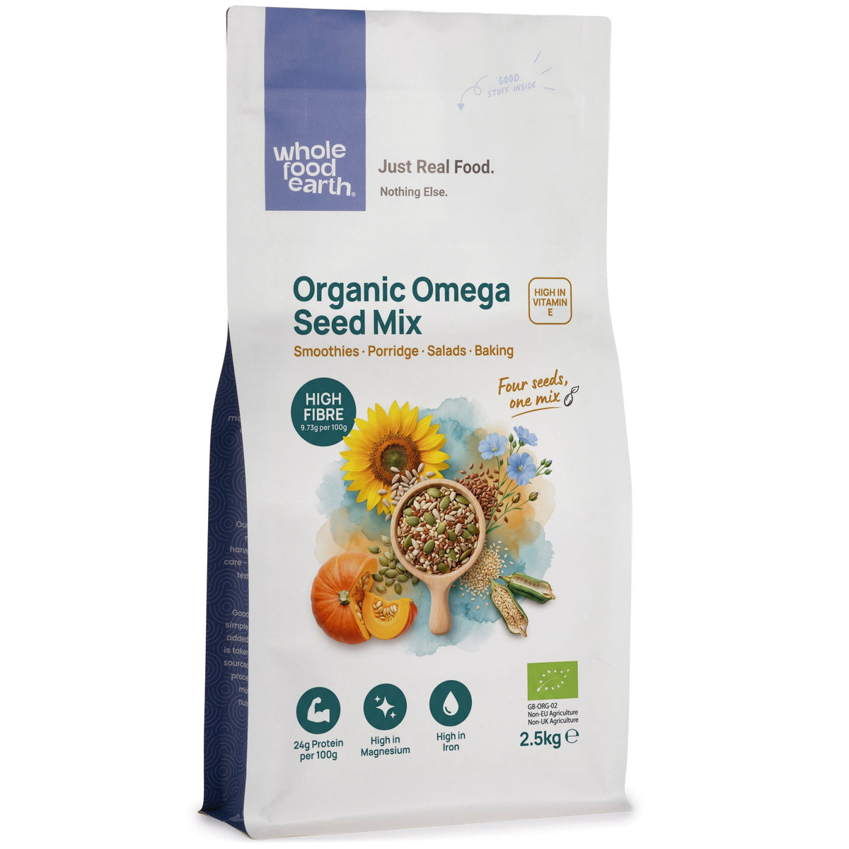 Organic Omega Seed Mix - (A blend of 4 Nutritious Seeds)