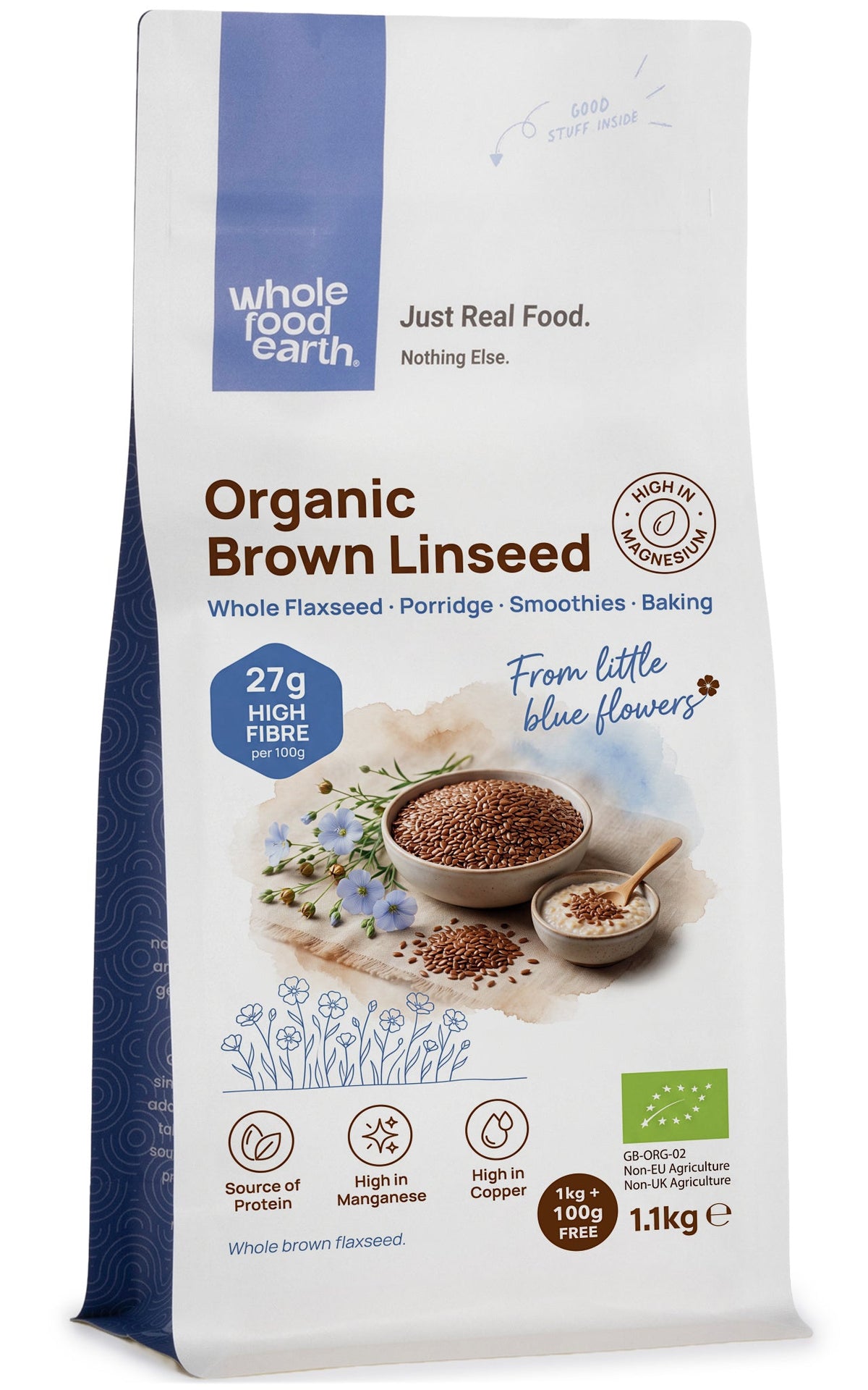 Organic Brown Linseed/Flaxseed