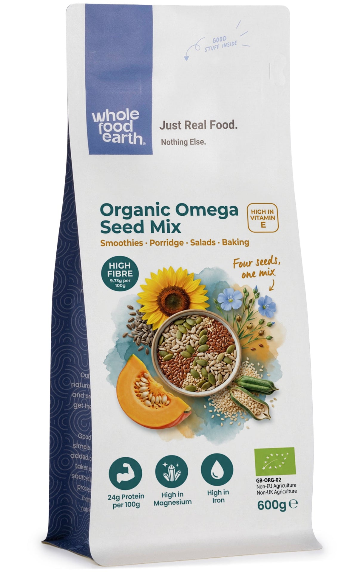 Organic Omega Seed Mix - (A blend of 4 Nutritious Seeds)