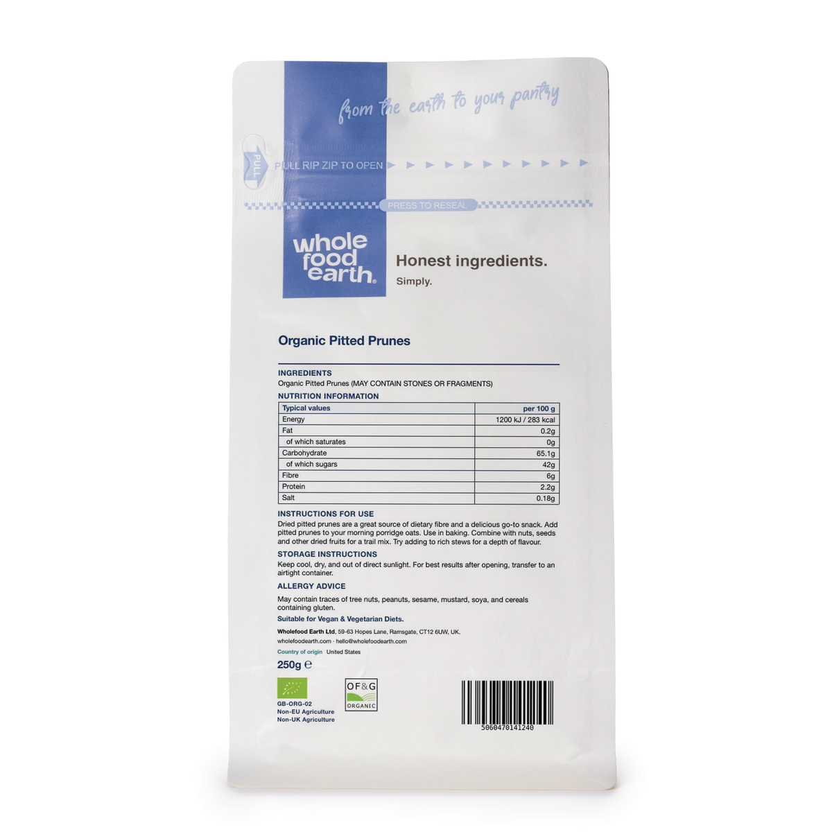 Organic Pitted Prunes