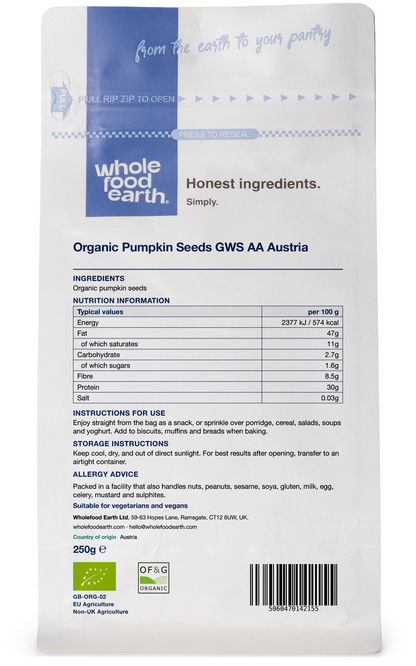 Organic Pumpkin Seeds GWS AA Austria