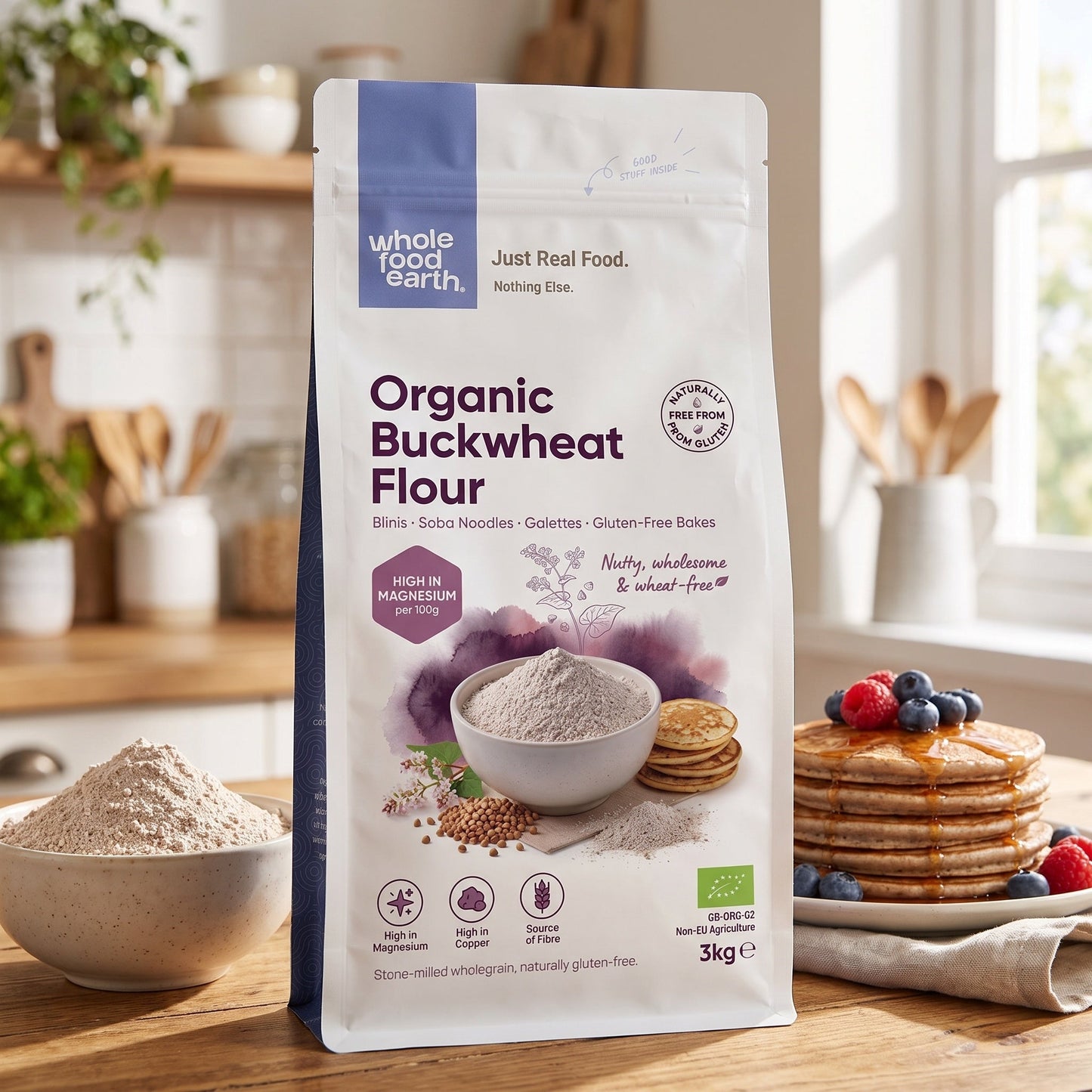 Organic Buckwheat Flour - Serious Grains
