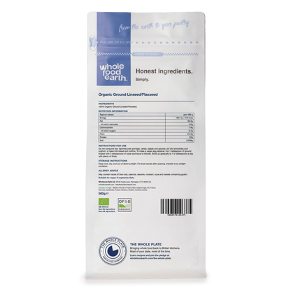 Organic Ground Linseed/Flaxseed