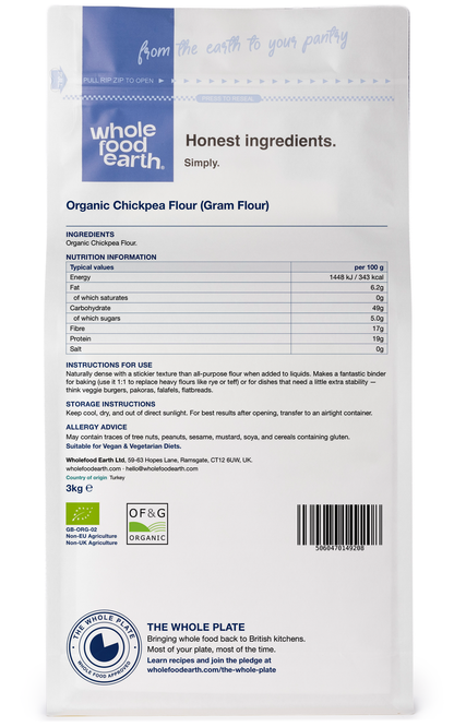 Organic Chickpea Flour (Gram Flour)
