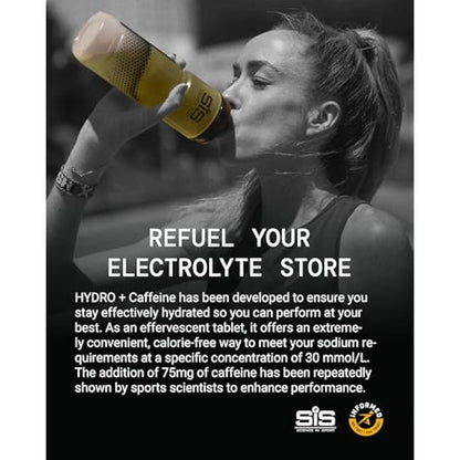 Science in Sport HYDRO Electrolyte Tablets 160 pcs. Cola + Caffeine – Vegan & Gluten-Free, With Sodium, Calcium, Potassium & Magnesium for Balanced Electrolyte Levels (packaging may vary)