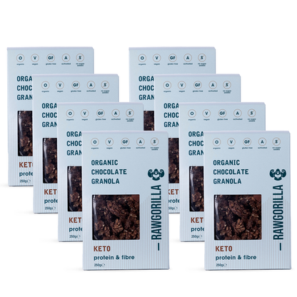 Organic Chocolate Granola Cereal Keto - 250g - RAWGORILLA