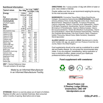 Collagen Plus Blend - Sweet Orange Flavour