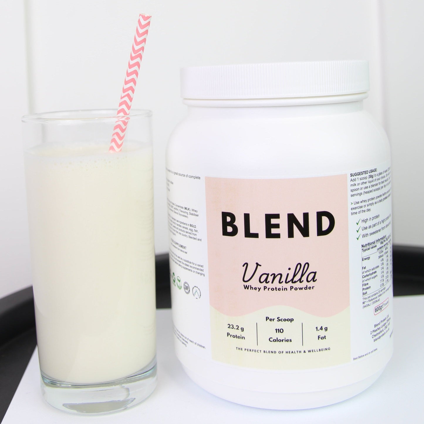 Organic Whey Protein Powder - Vanilla Flavour