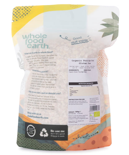 Organic Gluten Free Porridge Oats