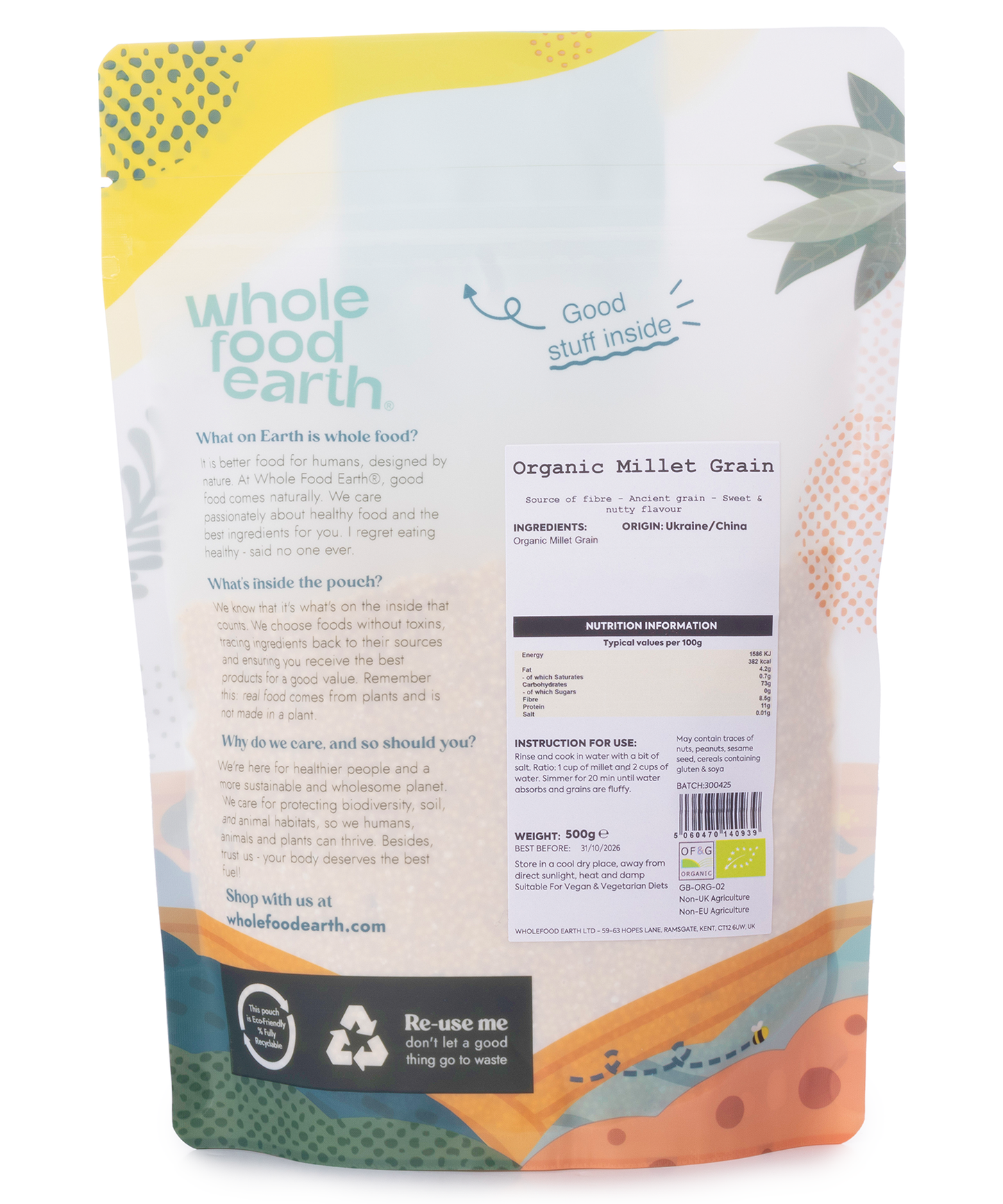 Organic Millet Grain