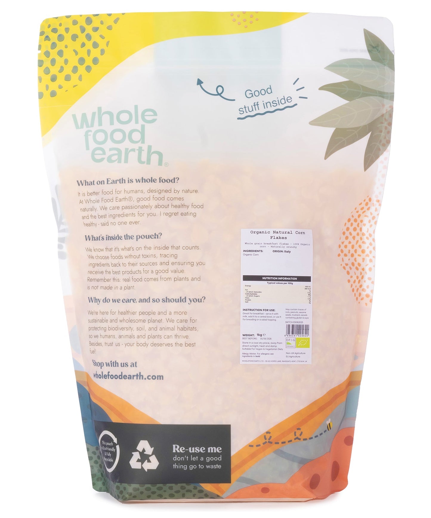 Organic Natural Corn Flakes