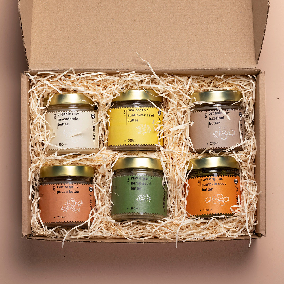 Organic Nut & Seed Butter Selection Box - RAWGORILLA