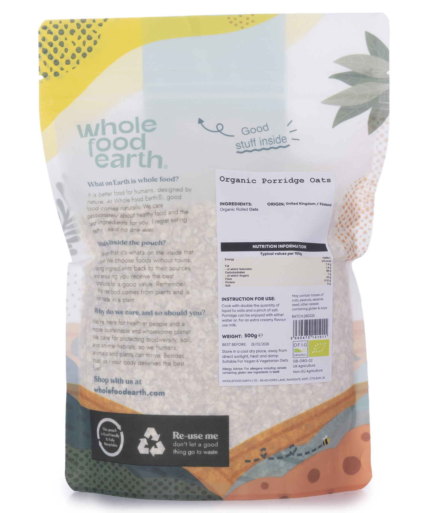 Organic Porridge Oats