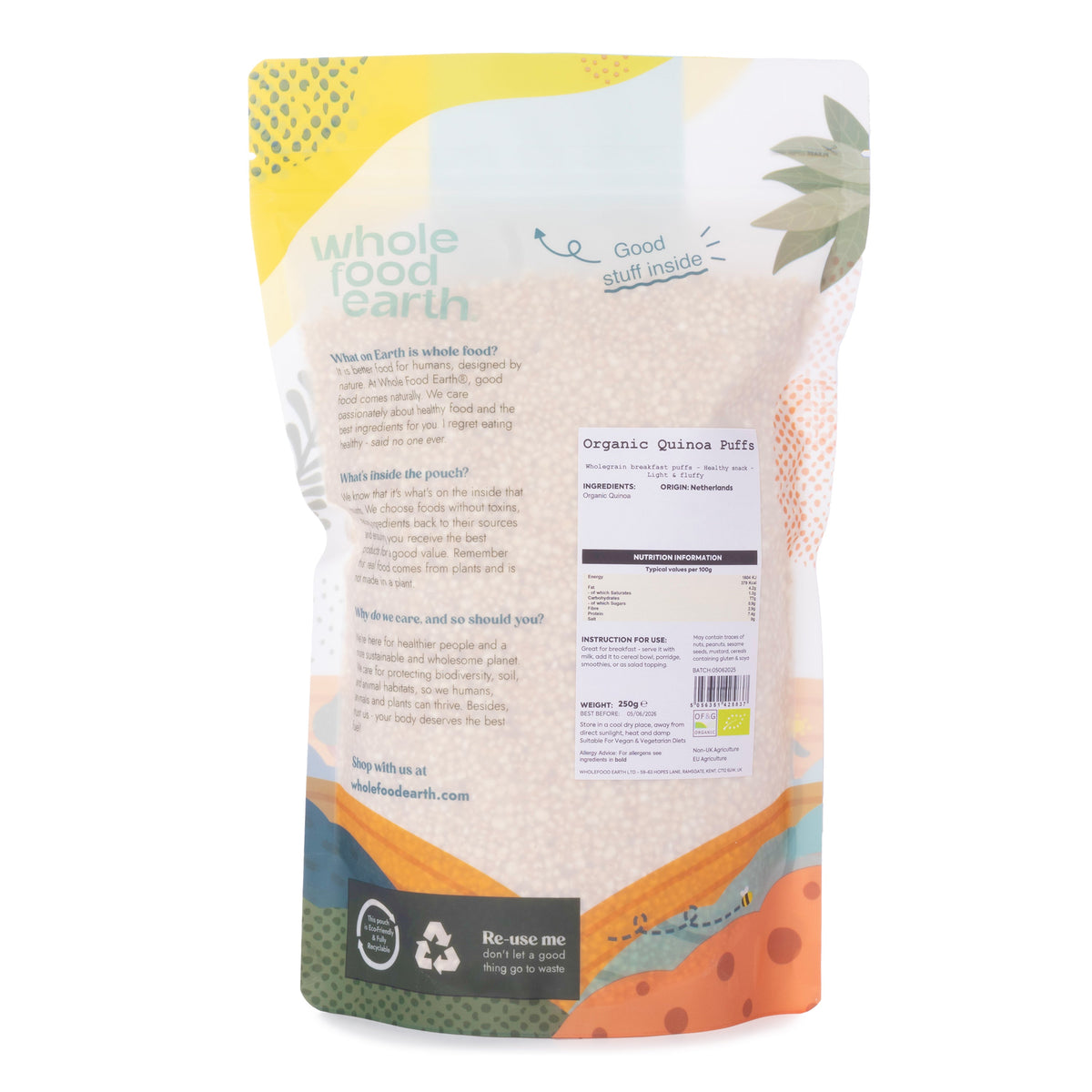 Organic Quinoa Puffs