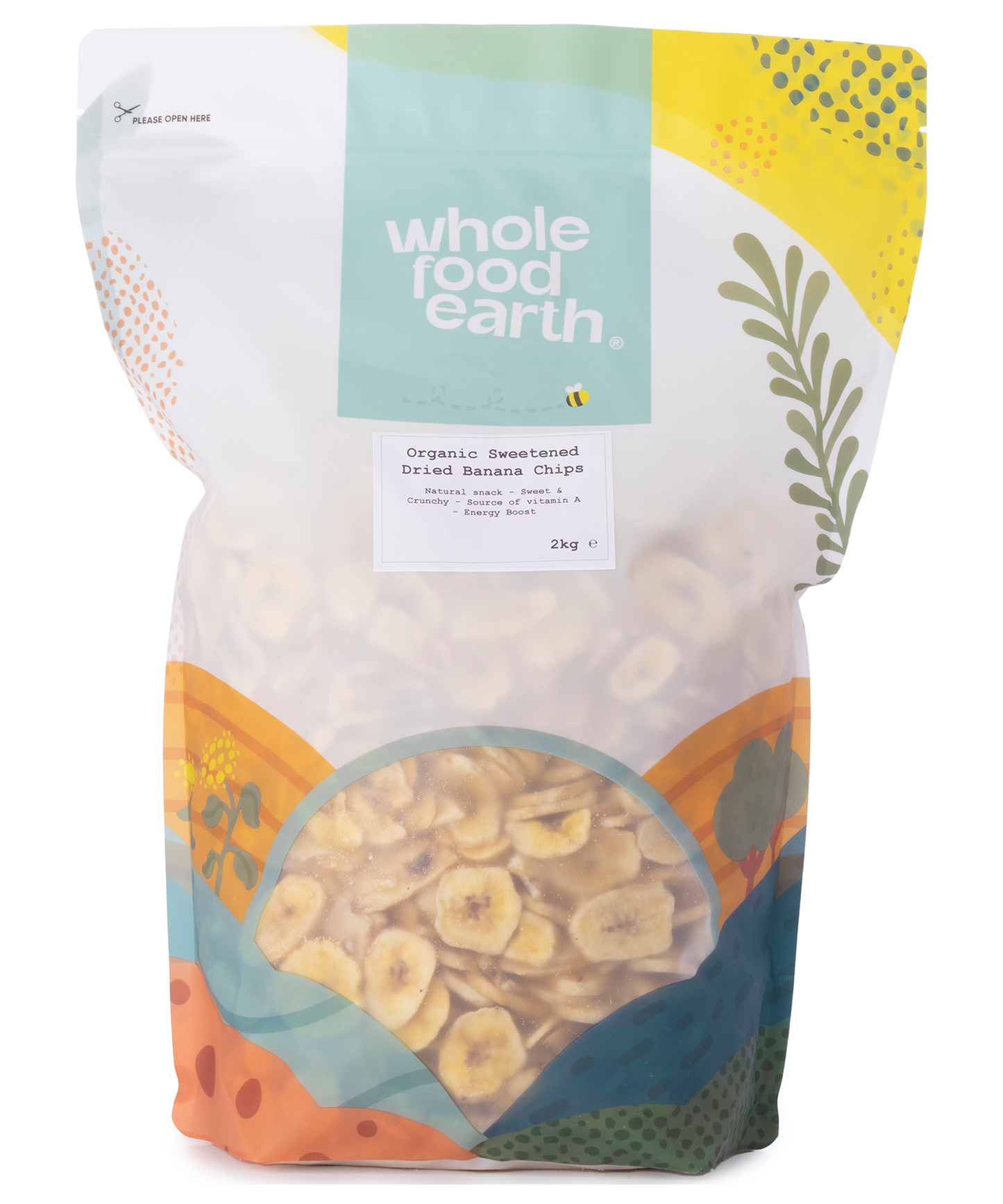 Organic Sweetened Dried Banana Chips