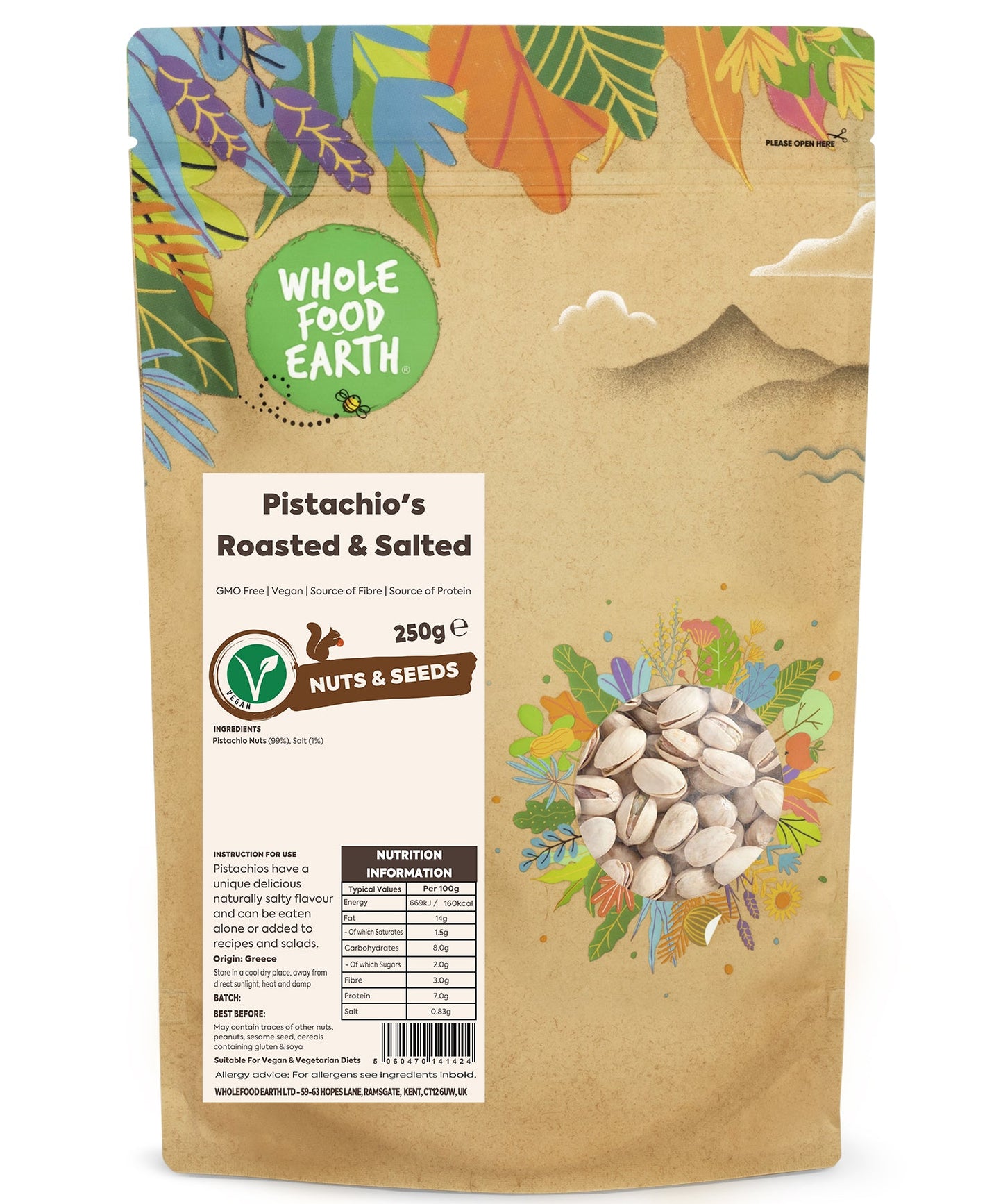 Pistachios Roasted & Salted