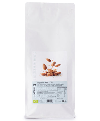 Organic Almonds - RAWGORILLA - 1kg