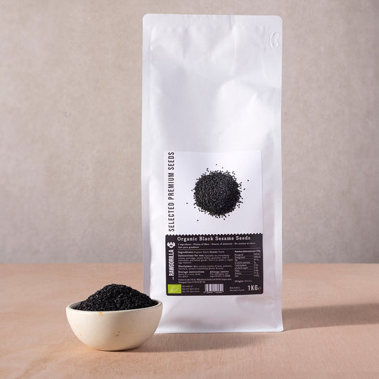 Organic Black Sesame Seeds - RAWGORILLA - 1kg