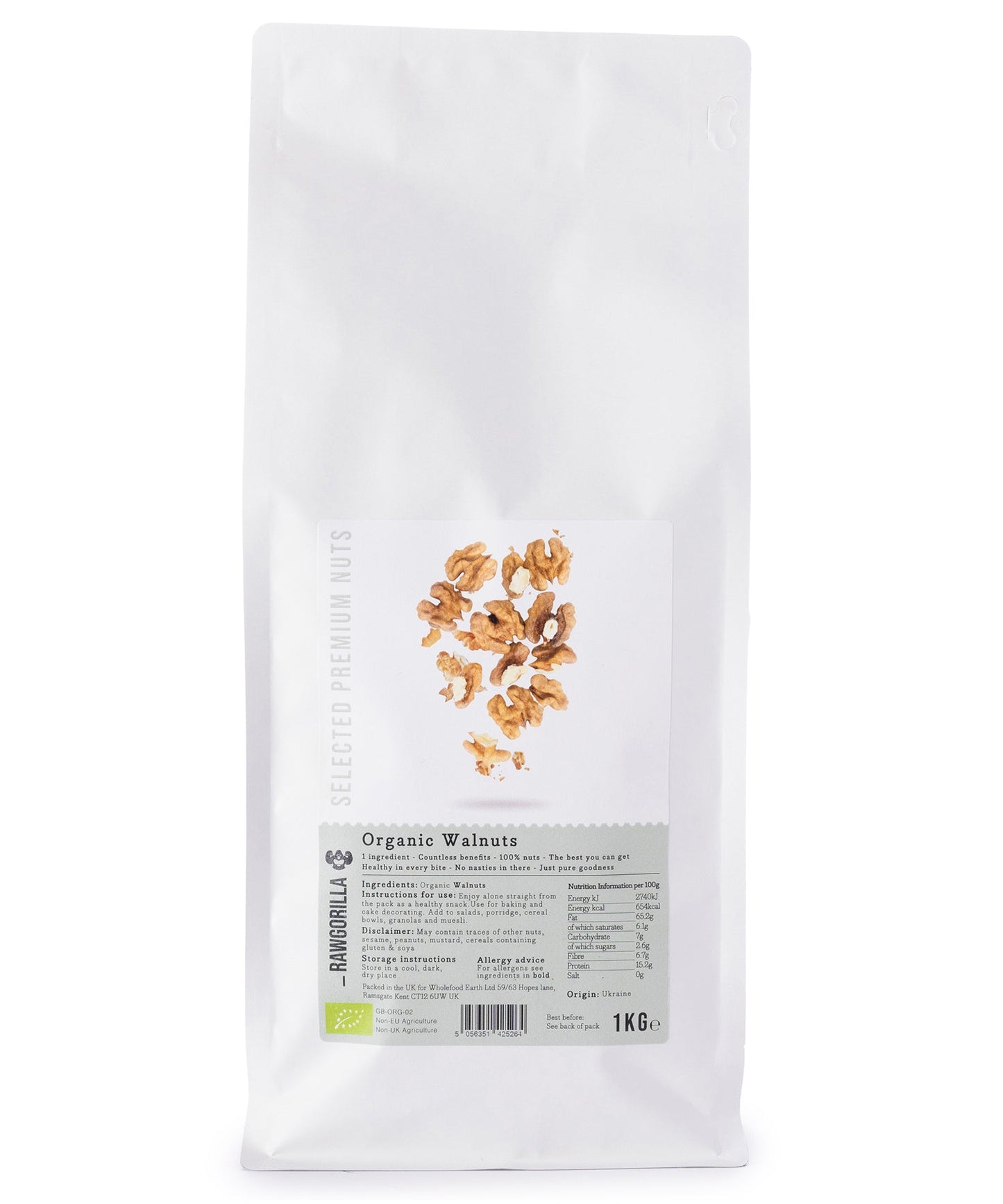 Organic Walnuts - RAWGORILLA - 1kg