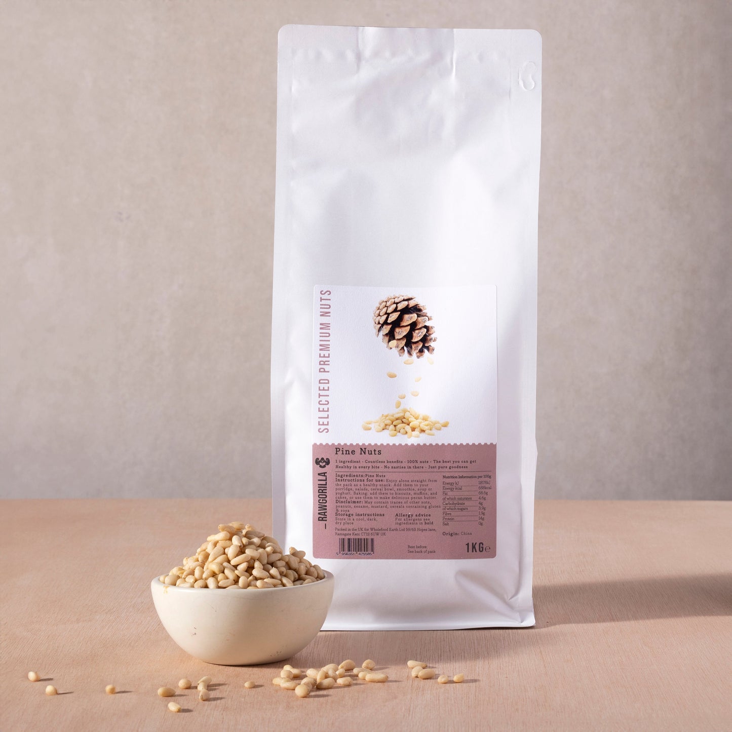 Pine Nuts - RAWGORILLA - 1kg