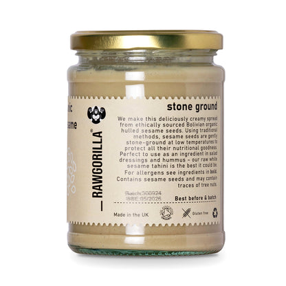 Raw Organic White Sesame Tahini - RAWGORILLA