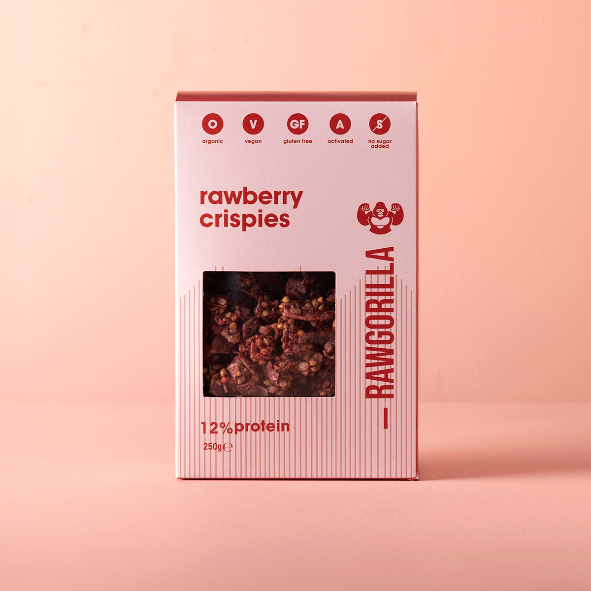 Rawberry Crispies - 250g - Raw Gorilla
