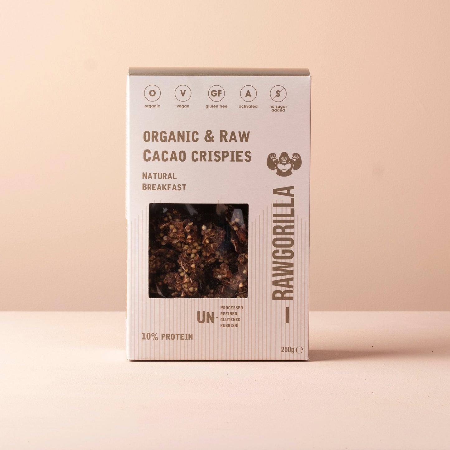 Cacao Crispies - 250g - RAWGORILLA