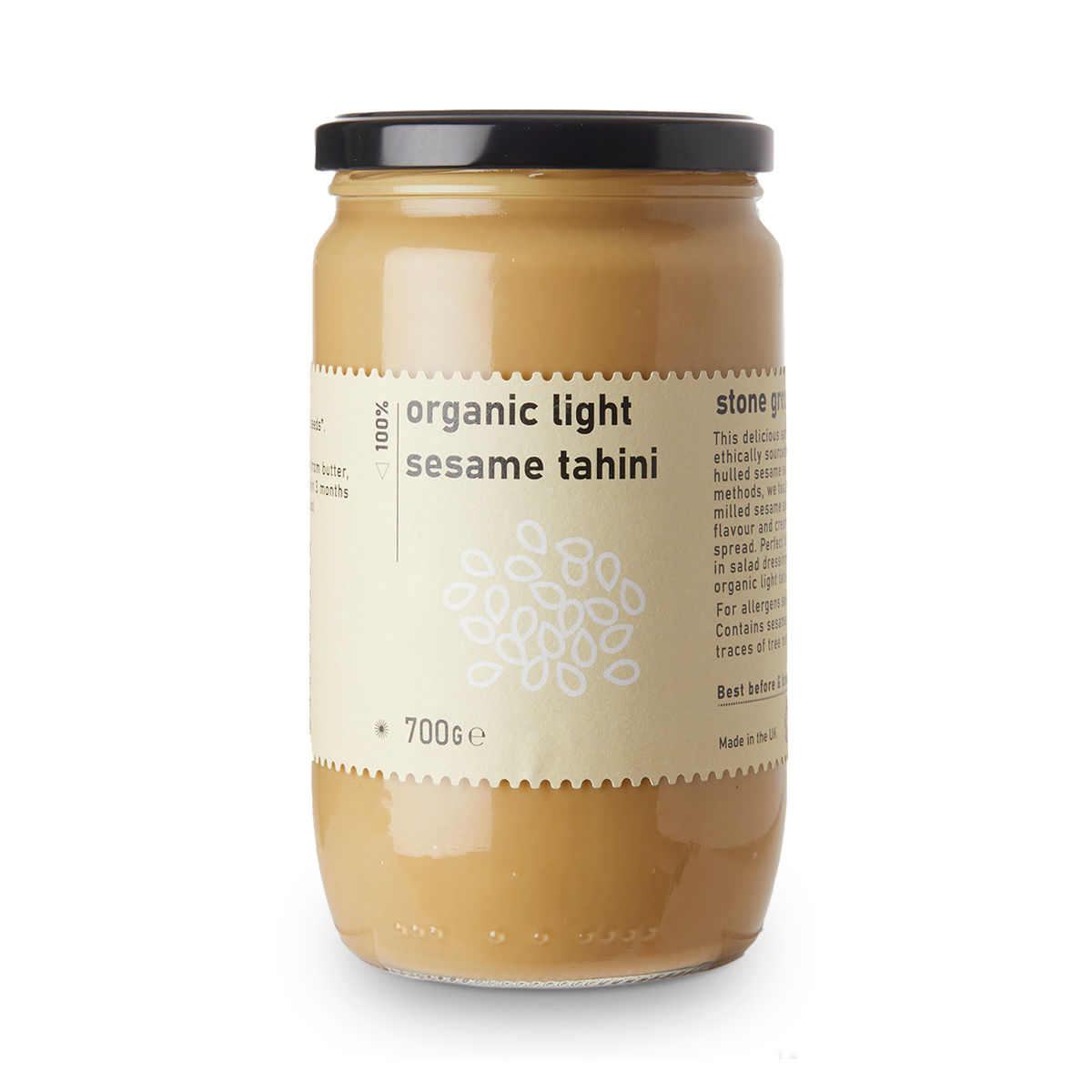 Organic Light Sesame Tahini - RAWGORILLA
