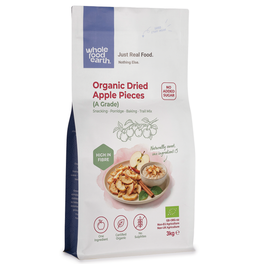 Organic Dried Apple Pieces (A Grade)